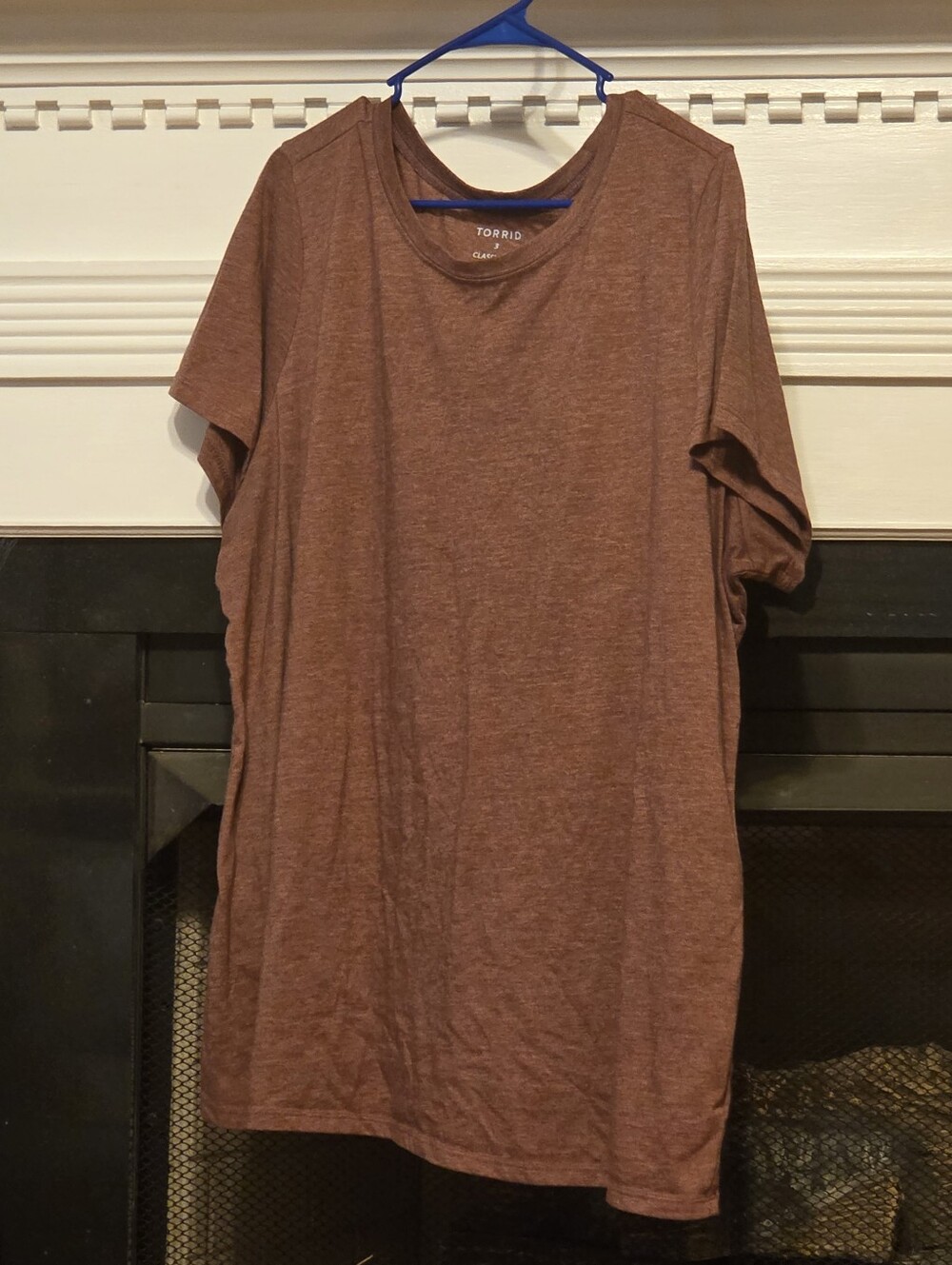 torrid Heather Rust-Brown Crewneck Tee